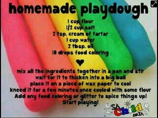 Home Made Play Dough