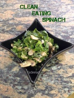 Clean Eating Spinach