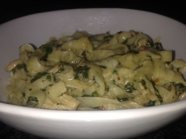 Spinach & Chicken    Fettuccine