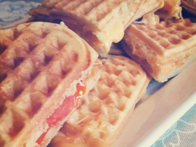 Waffle Cheese Grills