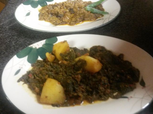 Spinach Curry N & Bindi Curry