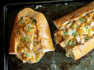 Cheesy Chicken Bread Basket