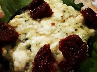 Stuffed Mushroom Burger