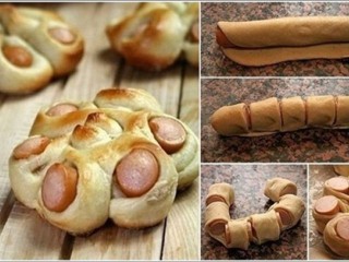 Flower Sausage Pie