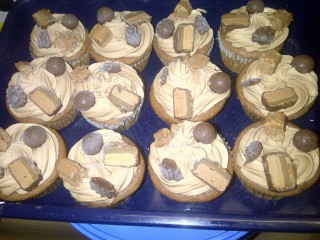 Choc Mousse Cupcakes