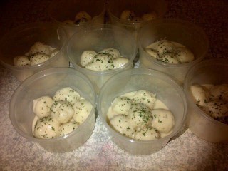 Gourmet Mash Balls With Creamy Sauce