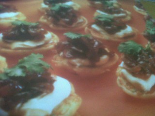 Prawn And Caramelised Onion Pancakes