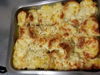 Saucy Garlic Roll Casserole