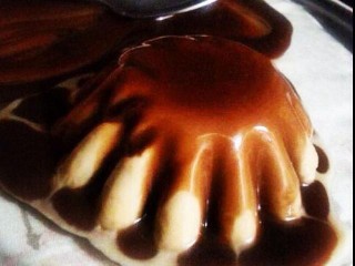 Coffee Panna Cotta With Espresso Sauce