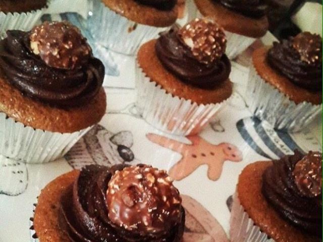 Fererro Rocher Cupcakes
