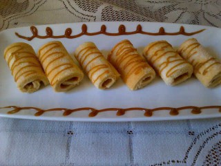 Mini Caramel Swiss Rolls
