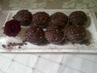 Double Choc Chip Muffins