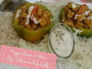 Pepper Chicken And Rice