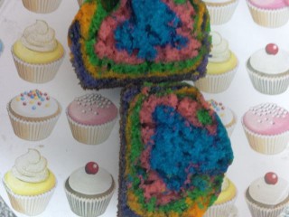 Rainbow Cupcakes