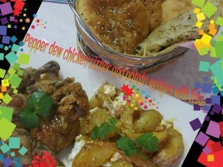 Pepperdew Chicken Sizzler And Potato Wedges With Feta
