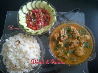 Dhal & Chicken