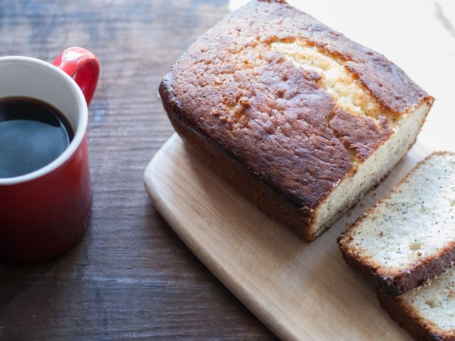 Honey Glazed Lemon Poppy Seed Cake