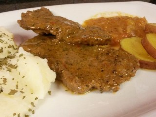 Pepper Sauce Ribeye Steak