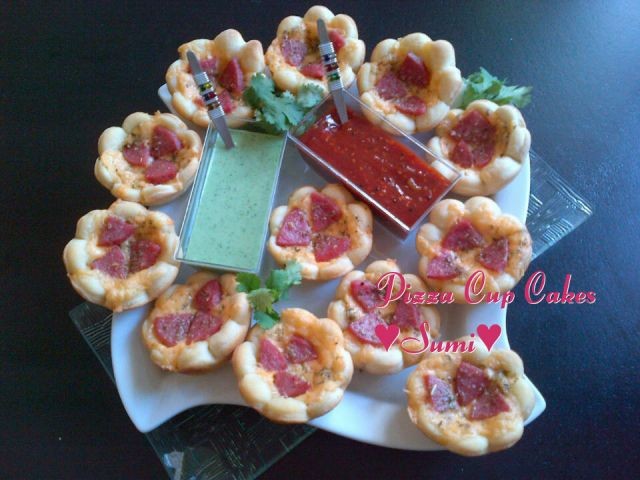 Sumi 's Version Of Pizza Cupcakes