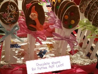 Chocolate Spoons Party Idea