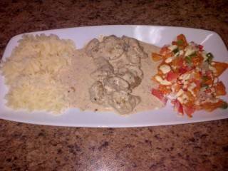 Steak In Mushroom Sauce