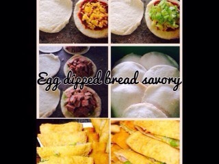 Egg Dipped Bread Savoury | Mums Recipe