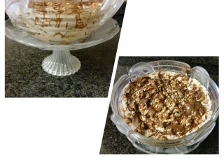 Peanut Brittle And Nutella Dessert
