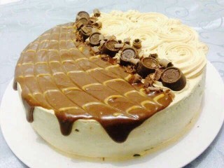 Caramel Choc Rolo Cake