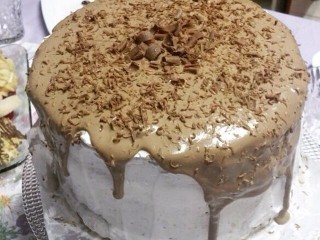 3 Layered Chocolate Chiffon Cake