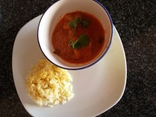 Fish Curry And Spiced Rice