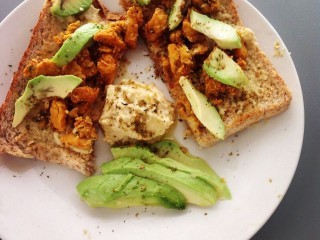 Chicken And Avo On Toast | My Recipe