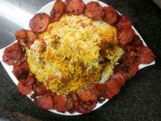 Smokey Tandori Chicken Biryani (this Is My Own Recipe)