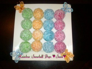 Rainbow Snow Balls