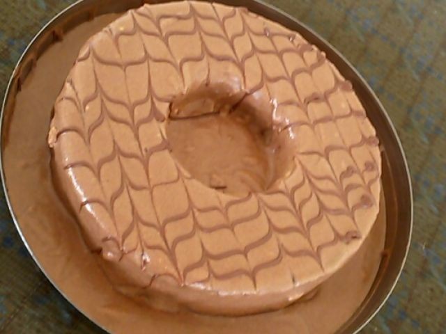 Chocolate Sponge Cake With Coffee Icing