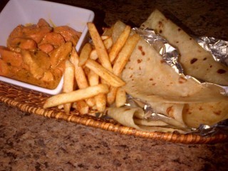 Butter Chicken Wraps