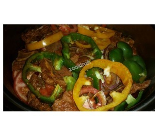 Saucy Chops With Veggies