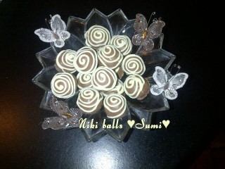 Bounty Bars. Nikki Balls