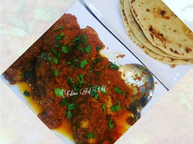 Masala Fish N Mielie Meal Roti