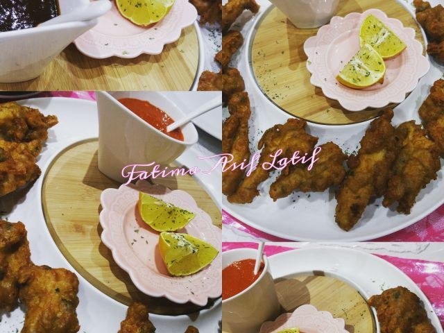Chicken Strips In Bajia Batter