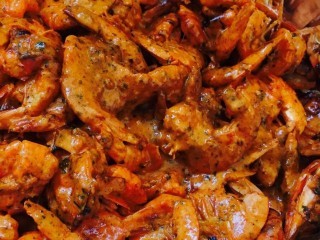 Saucy Peri Prawns