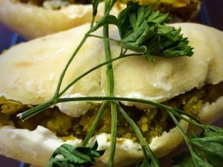 Baked Falafel And Pita Bread  | My Version