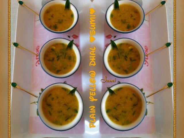 Plain Yellow Dhal