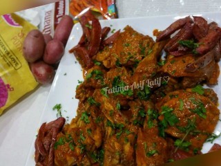 Tandoori Chicken With Magenta Potatoes