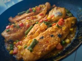 Porta Grilled  Creamy Fish  | My Recipe