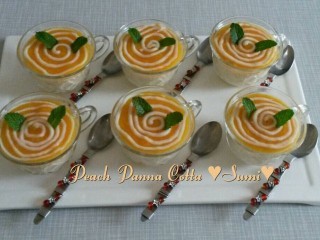 Peach Panna Cotta