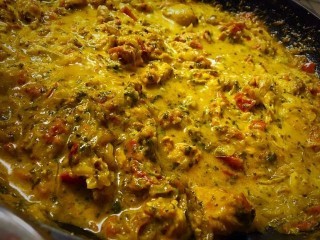 Cilantro Coconut Cream Chicken / My Recipe