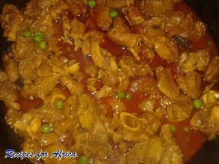 ***curried Turkey With Peas ***