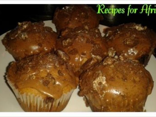 Capucchino Muffins With Choc Chip & Oreo