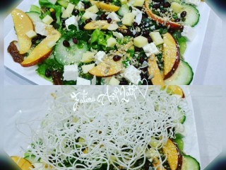 Salad With Fried Rice Noodles