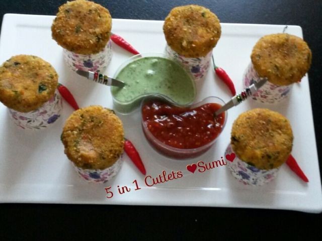 5 In 1 Cutlets Recipe By Sumayah